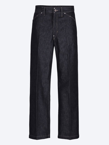 Wide pants with studs