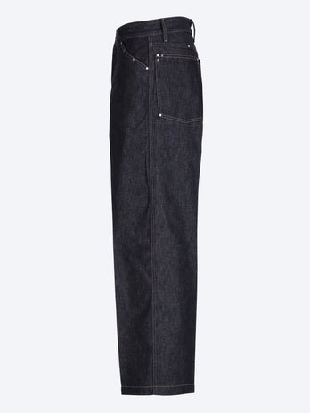 Wide pants with studs