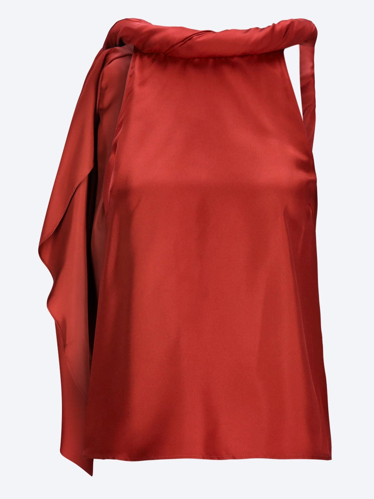 Wilma twisted collar top 1