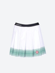 Women's stripe pleated skirt ref: