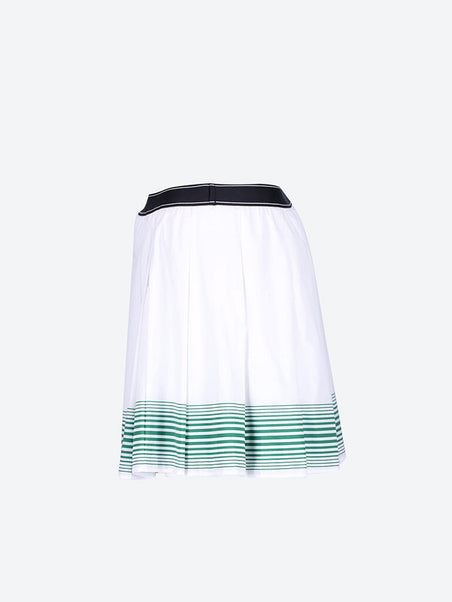 Women's stripe pleated skirt