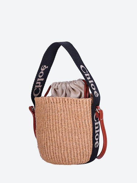 Woody small basket bag
