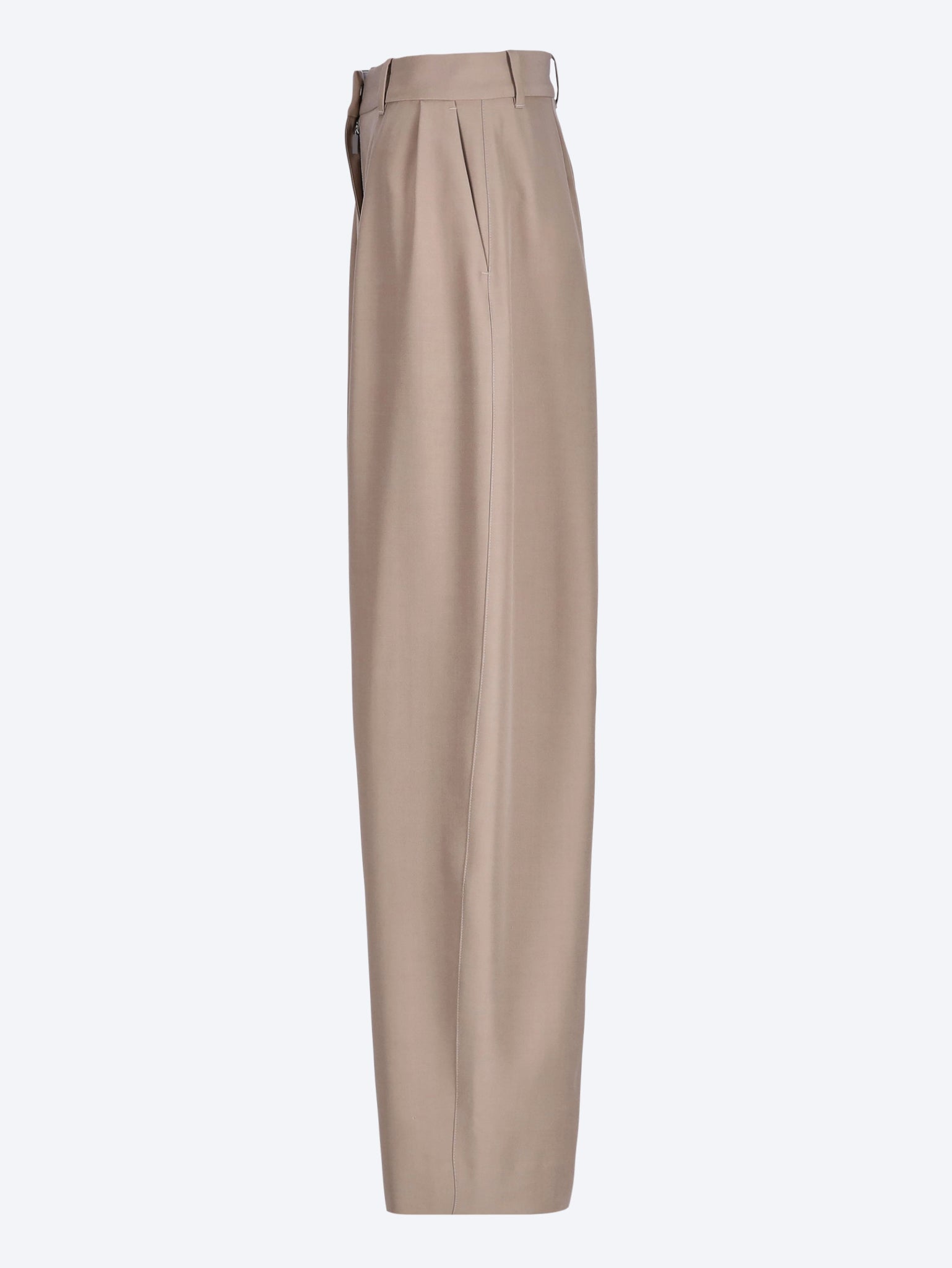 Wool barrel trousers 2