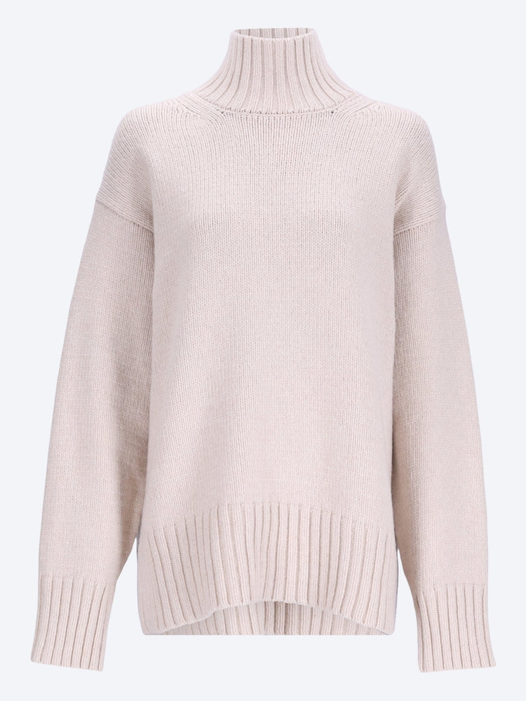 Wool-cashmere turtleneck sweater 1