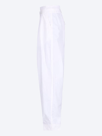 Wool cotton pants