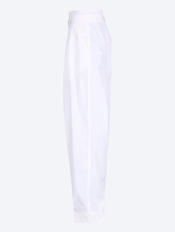 Wool cotton pants