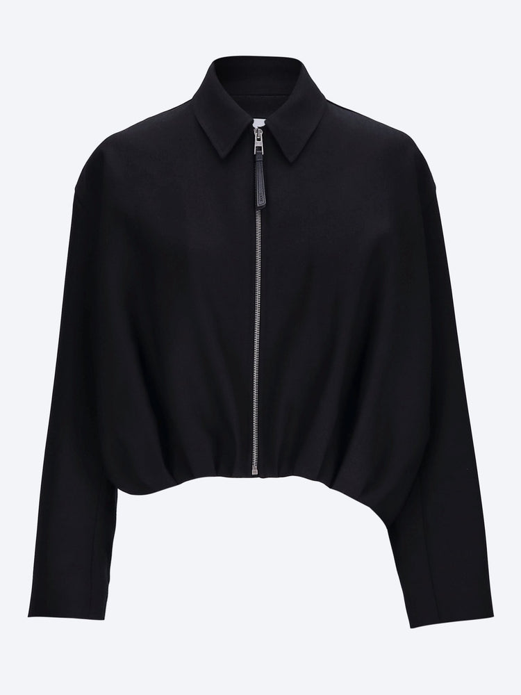 Wool draped jacket 1