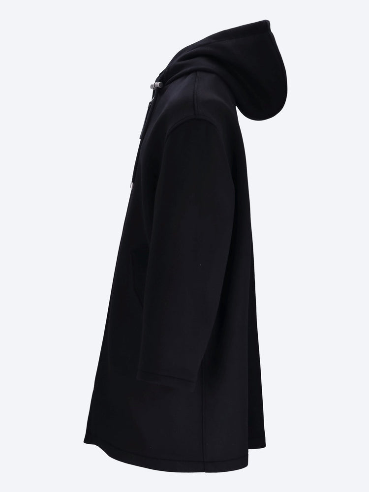 Wool hooded coat 2