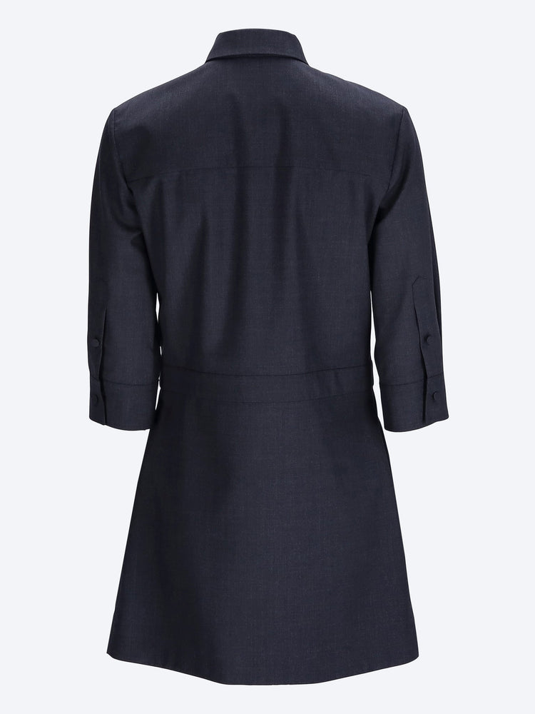 Wool mini dress 3