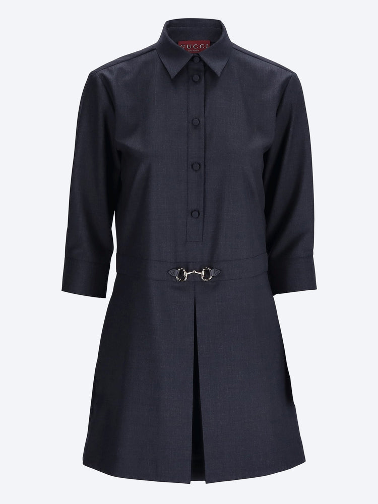 Wool mini dress 1