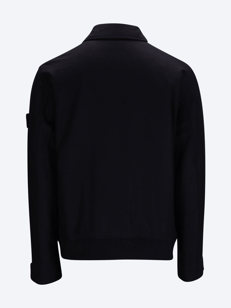 Veste fantôme en flanelle de laine et nylon 3