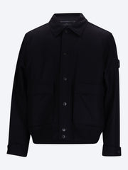 Veste fantôme en flanelle de laine et nylon ref:
