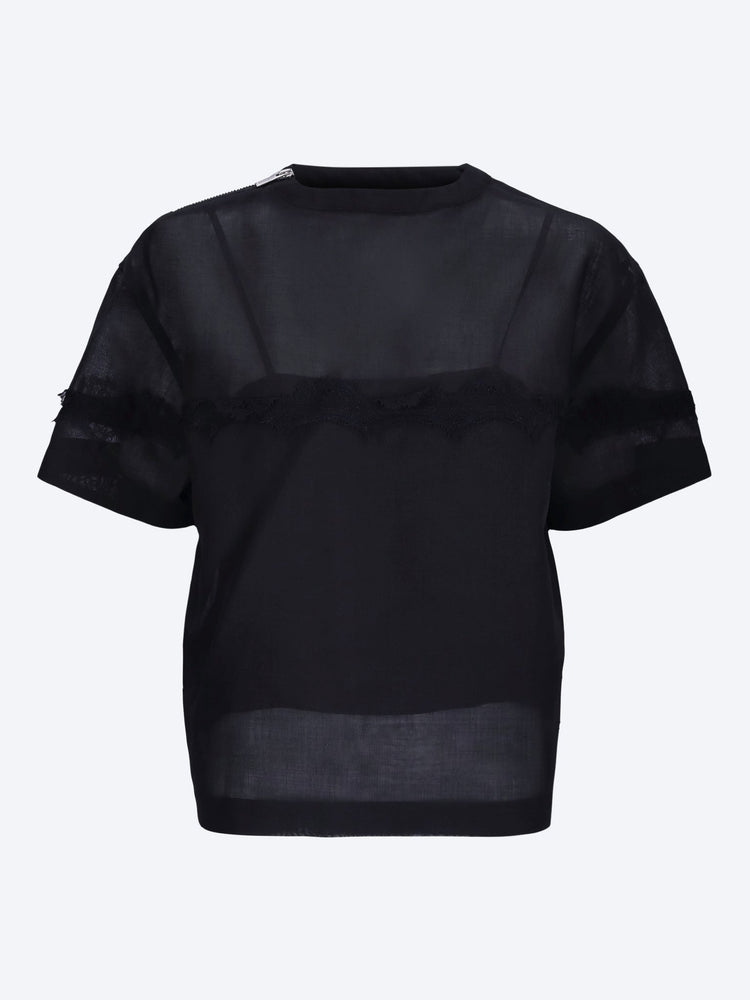 Wool organza pullover 1
