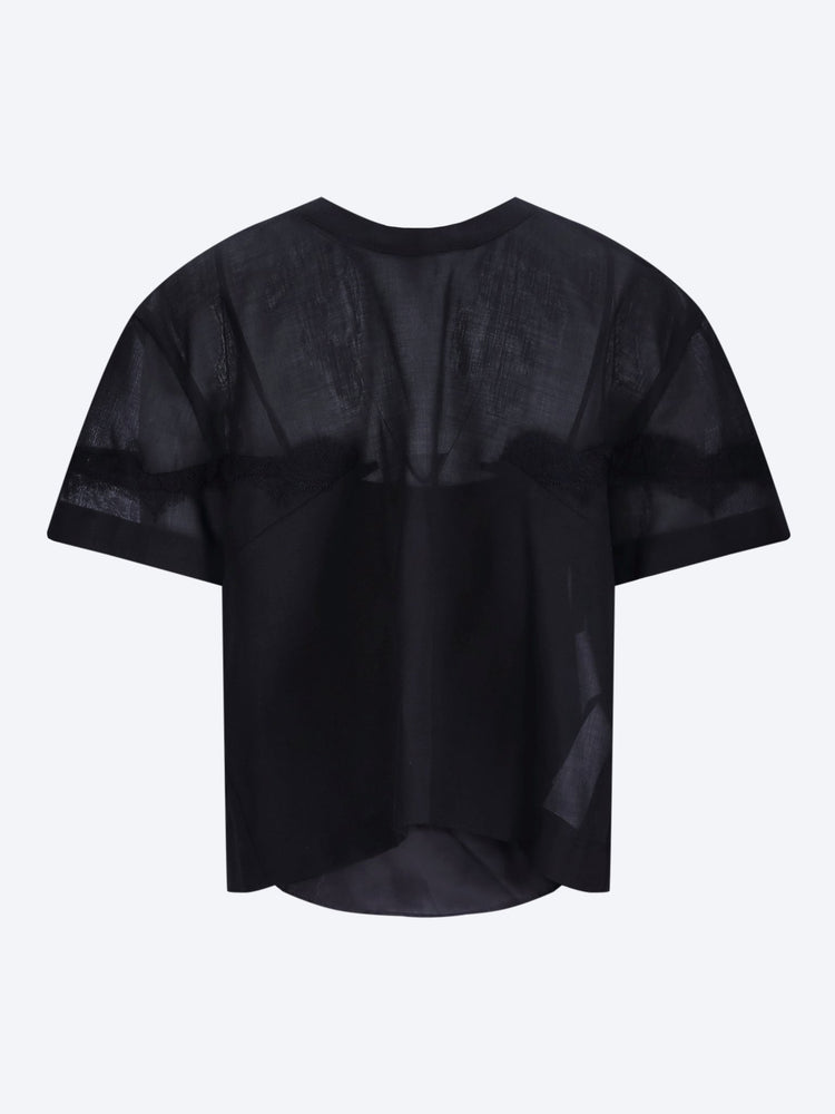 Wool organza pullover 2