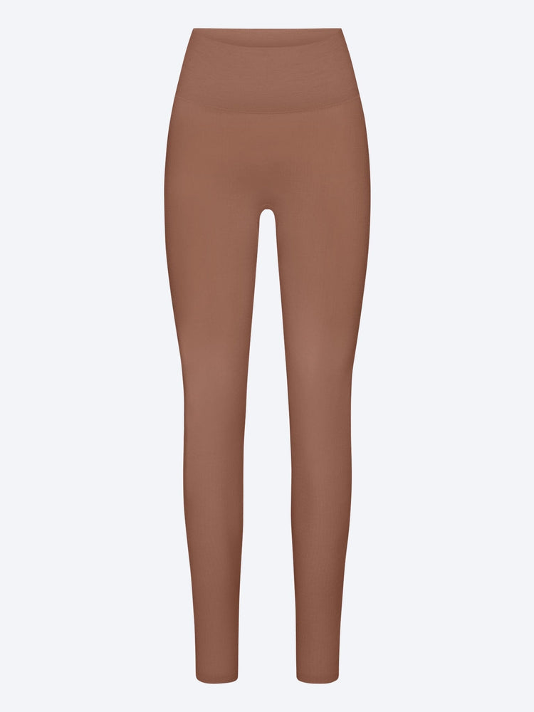Wollripp-Leggings mit hohem Bund 1