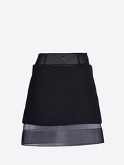 Wool transparent skirt ref: