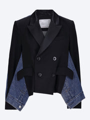 Wool suiting x denim jacket ref: