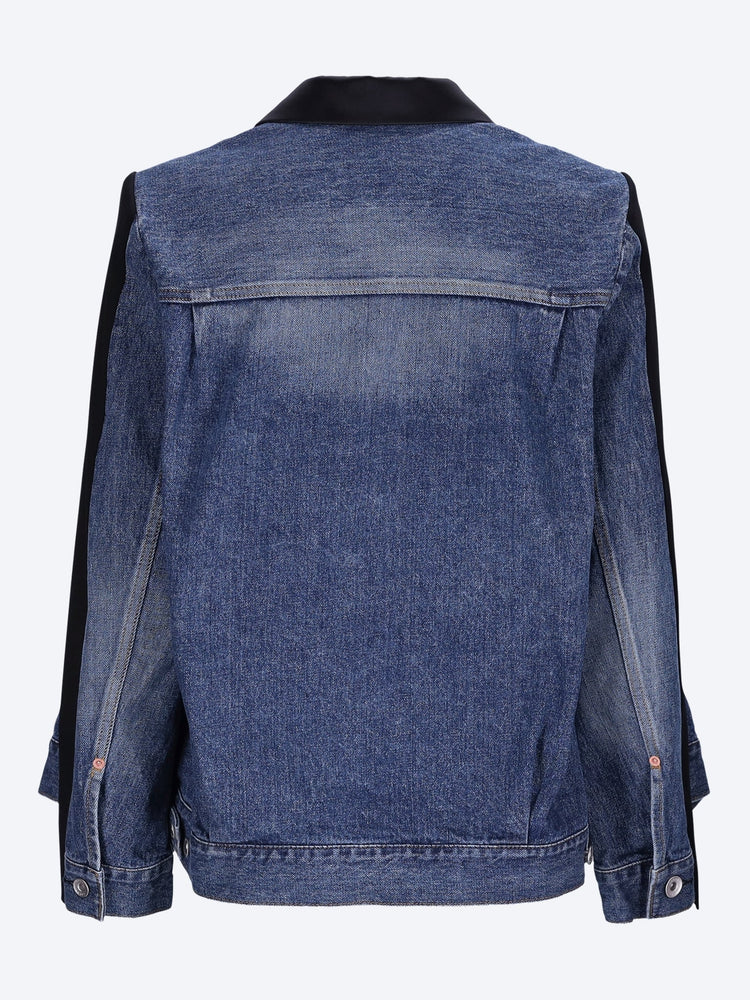 Wool suiting x denim jacket 3