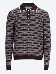 Wordmark long sleeve polo ref: