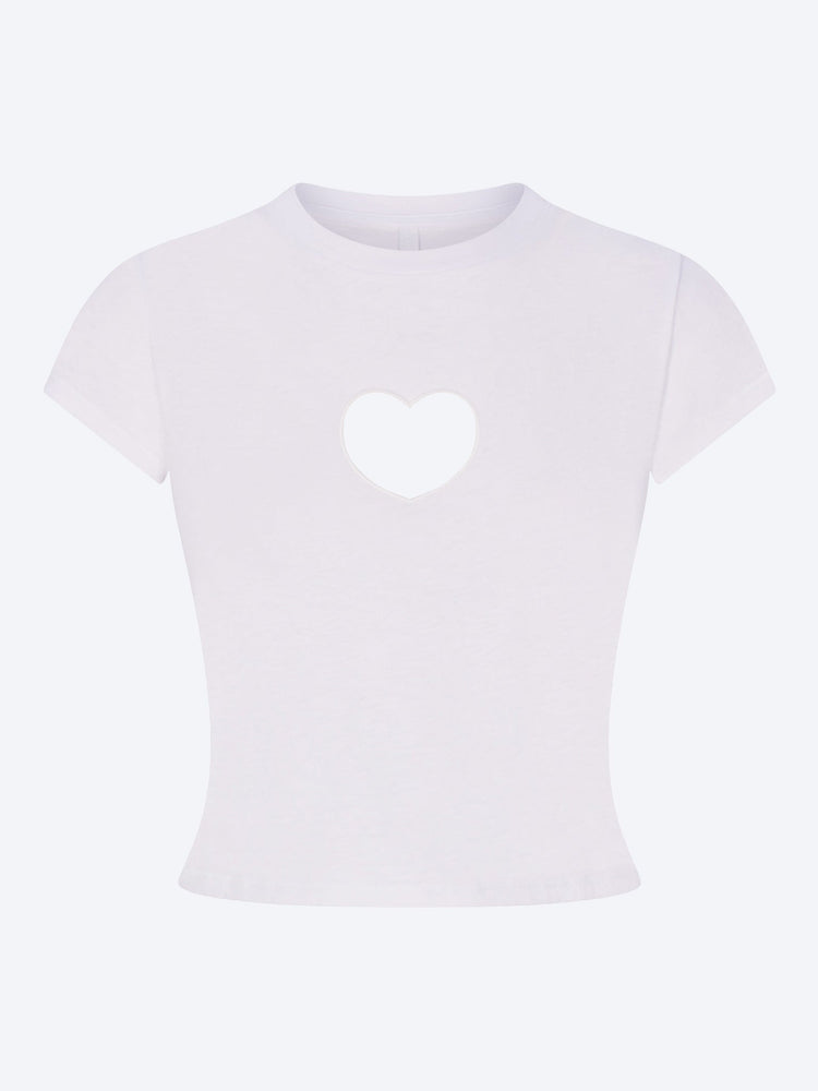 Getragen aus Jersey-Baby-Herz-T-Shirt 1