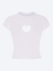 Getragen aus Jersey-Baby-Herz-T-Shirt ref: