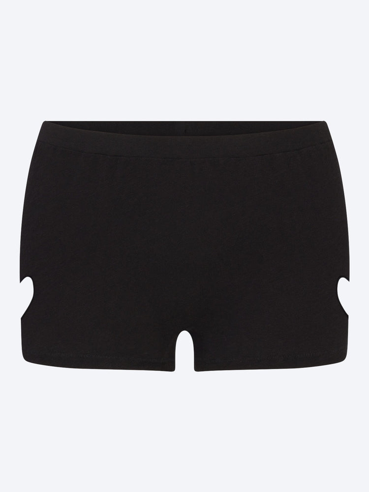 Worn in jersey micro heart shorts 1
