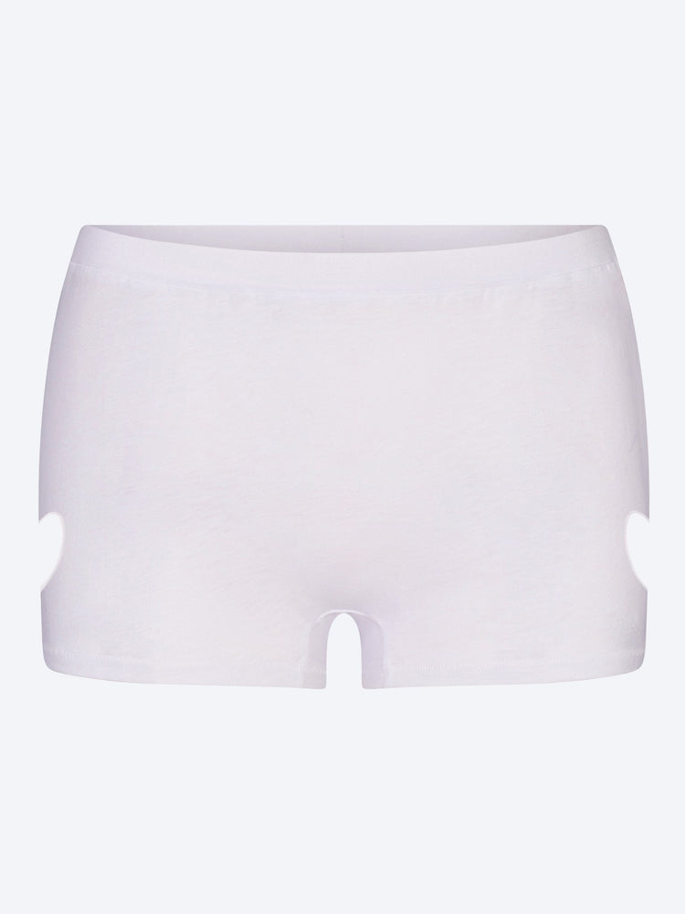 Porté en jersey micro coeur short 1