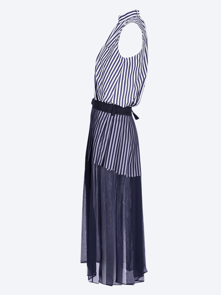 Woven cotton poplin dress