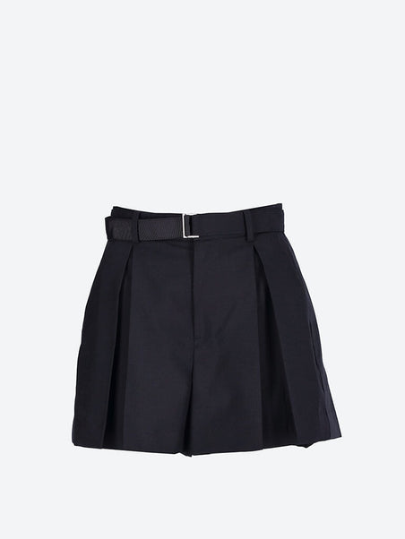 Woven suiting shorts