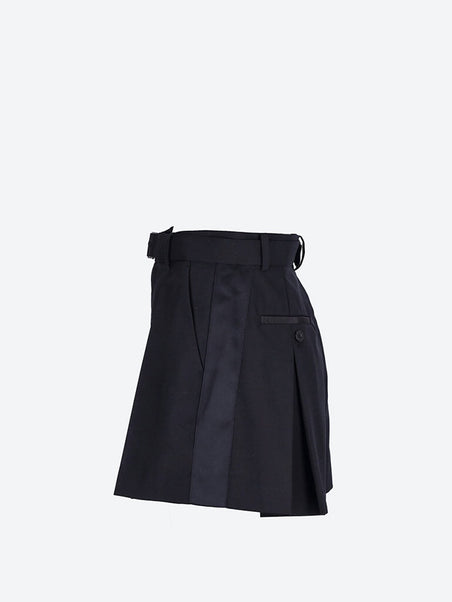 Woven suiting shorts