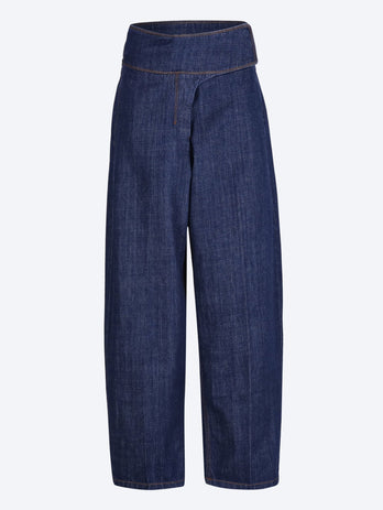 Jean coupe ballon ceinturé