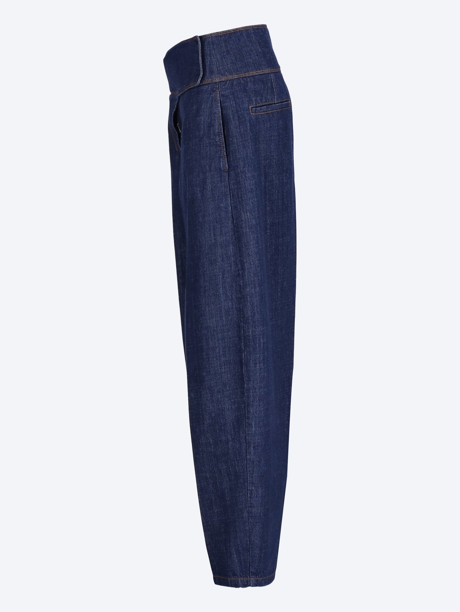 Wrapped belted ballon fit jeans 2