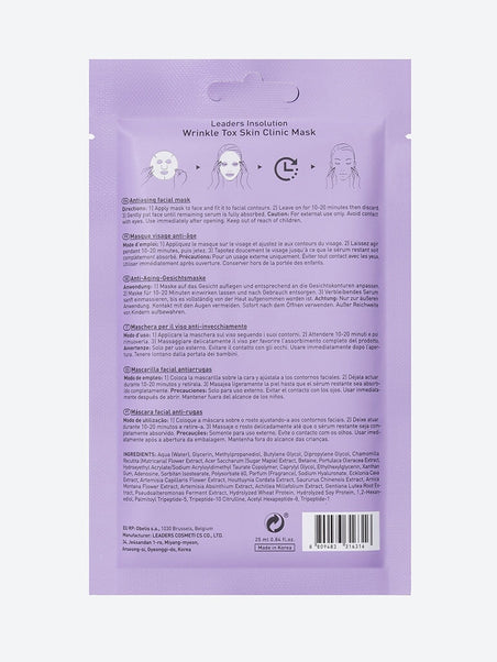 Wrinkle-tox skin clinic mask