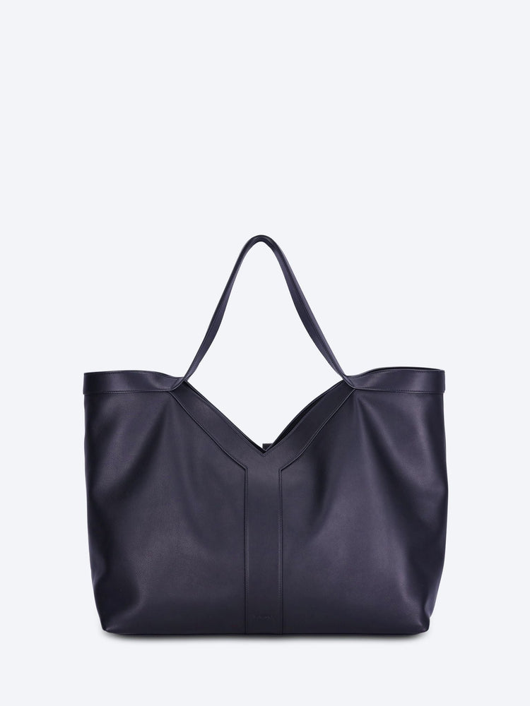 Y leather large tote bag 1