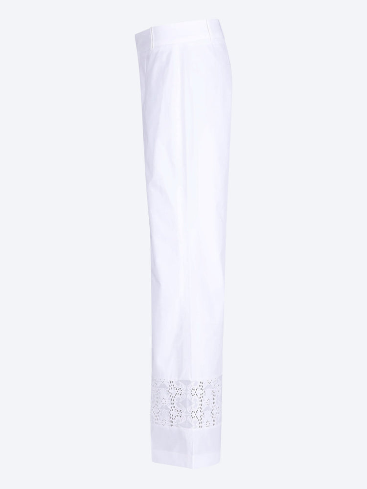 Yoshitomo popelin embroidery pants 2