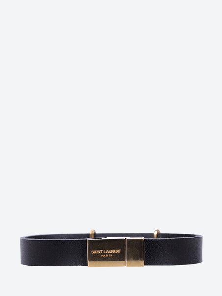 Ysl leather bracelet