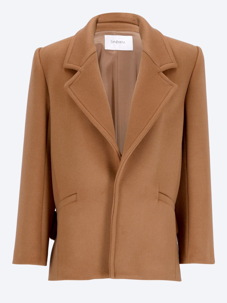 ジャケット Saint Laurent FW24 SHORT WOOL COAT (808239 ジャケット Saint Laurent FW24 SHORT WOOL COAT (808239