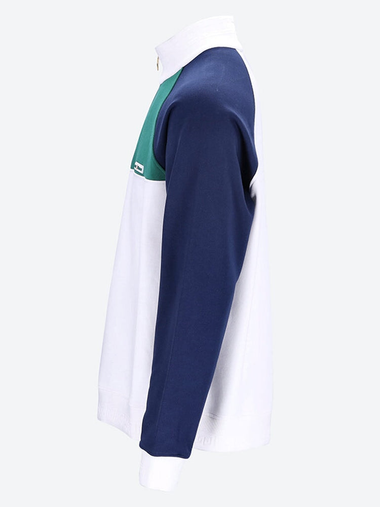 Zip colourblock sweatshirt 2