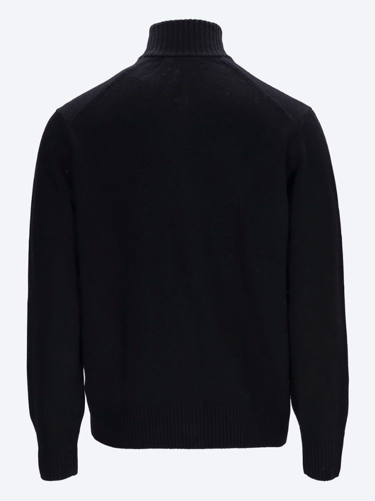 Zip-up cardigan sweater 3