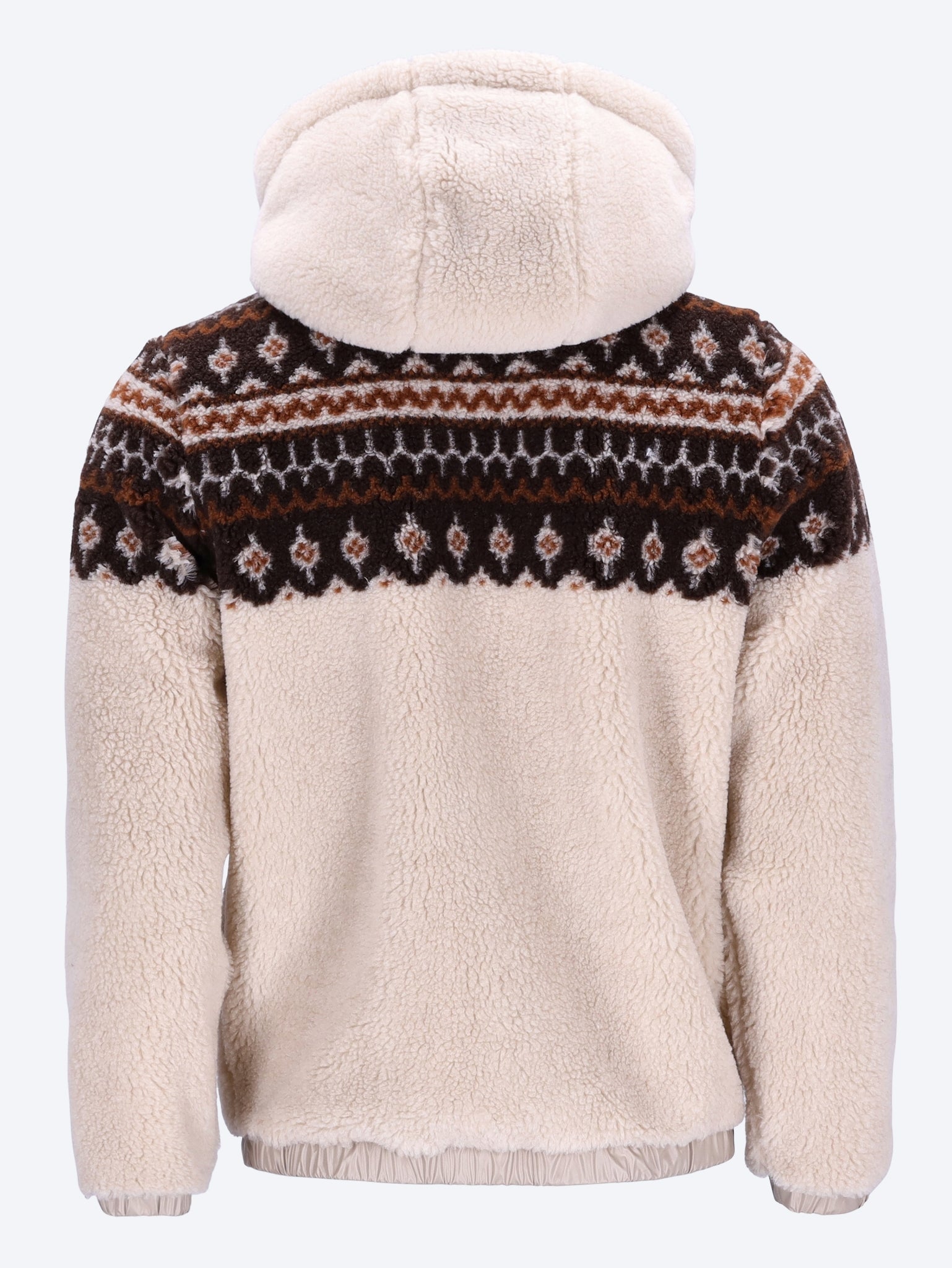 Teddy Jacquard Zip Up Cardigan 3