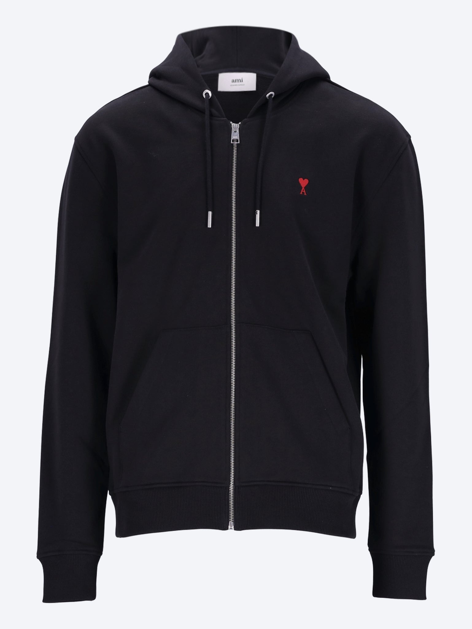 Zippe ami de coeur rouge hoodie 1