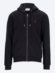 Zippe ami de coeur rouge hoodie ref: