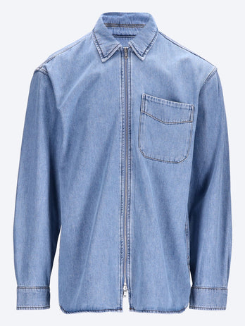 Zipped chest pocket shirt