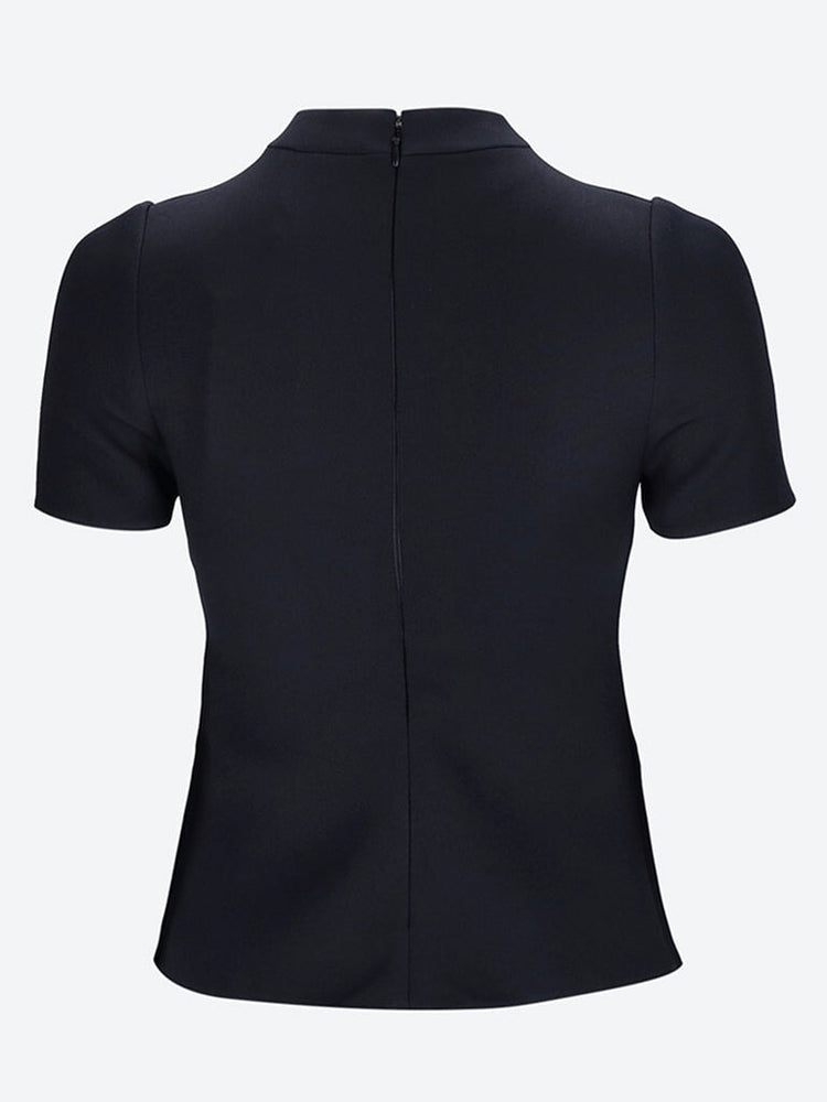 Top mockneck zippé à twill 2