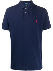 Basic-Poloshirt aus Mesh mit kurzen Ärmeln ref: