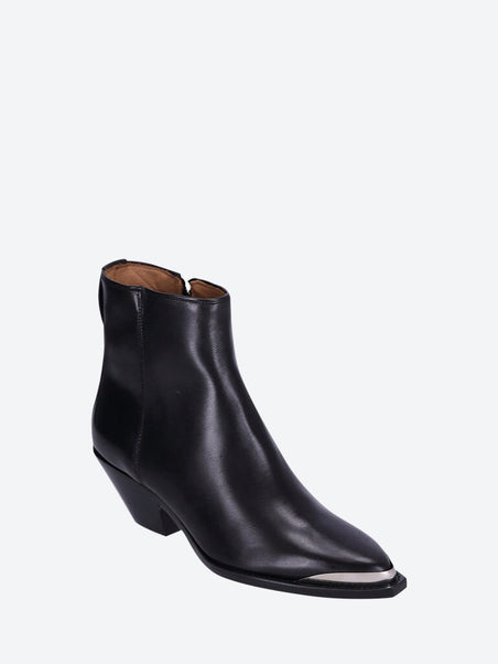 Bottes de cheville en cuir adnae