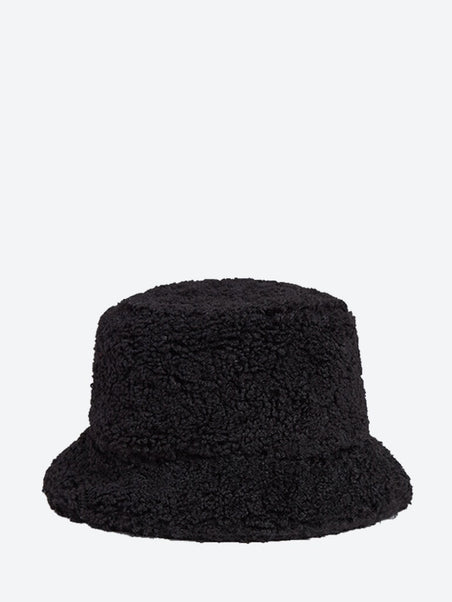 Amara fausse fourrure chapeau noir