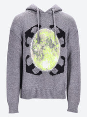 Arrow moon chunky knit hoodie ref:
