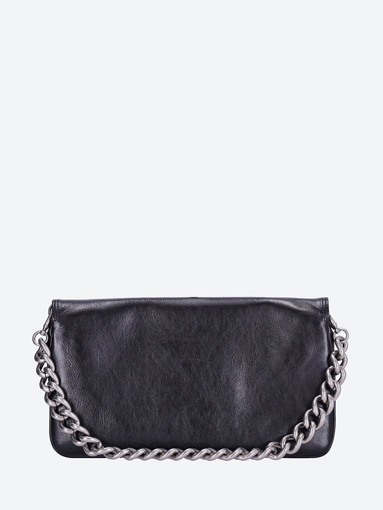 Bb soft flap m leather handbag 4
