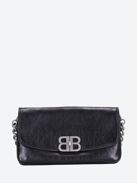 Bb soft flap m leather handbag